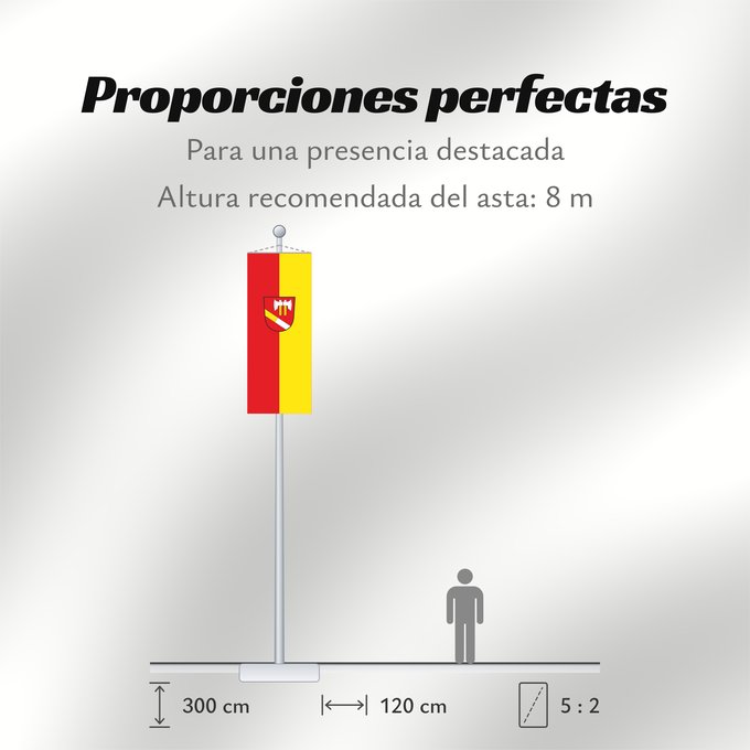 Proporciones de la bandera: Hilgertshausen-Tandern (Münchener Umland)