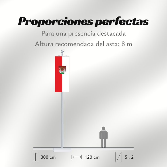 Proporciones de la bandera: Eichstätt, GKSt (Naturpark Altmühltal)