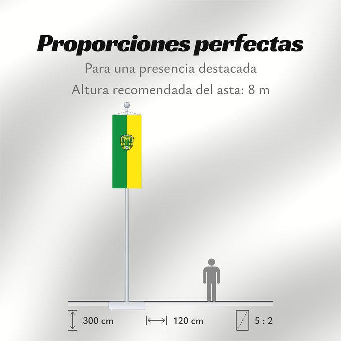 Proporciones de la bandera: Forstern (Münchener Umland)