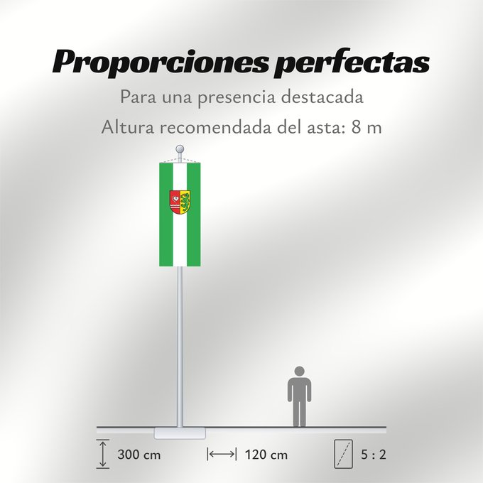 Proporciones de la bandera: Heldenstein (Inn-Salzach)