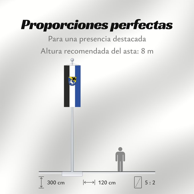 Proporciones de la bandera: Maitenbeth (Inn-Salzach)