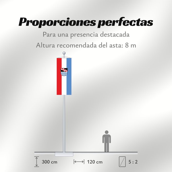 Proporciones de la bandera: Niederbergkirchen (Inn-Salzach)