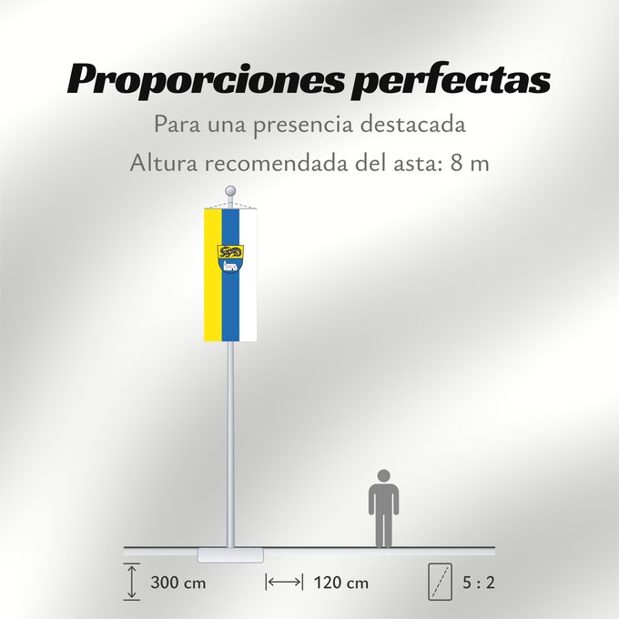 Proporciones de la bandera: Oberneukirchen (Inn-Salzach)