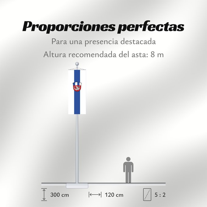 Proporciones de la bandera: Frasdorf (Chiemsee-Alpenland)
