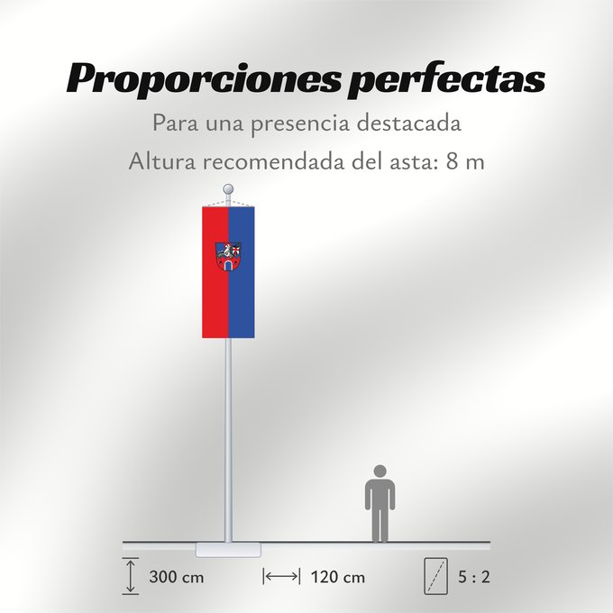 Proporciones de la bandera: Osterhofen, St (Bayerisches Golf- und Thermenland)