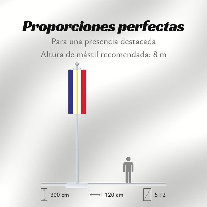 Proporciones de la bandera: Mecklenburg-Western Pomerania	Mecklenburg-Vorpommern	Mecklembourg-Poméranie-Occidentale	Mecklemburgo-Pomerania Occidental	Meclemburgo-Pomerania Anteriore