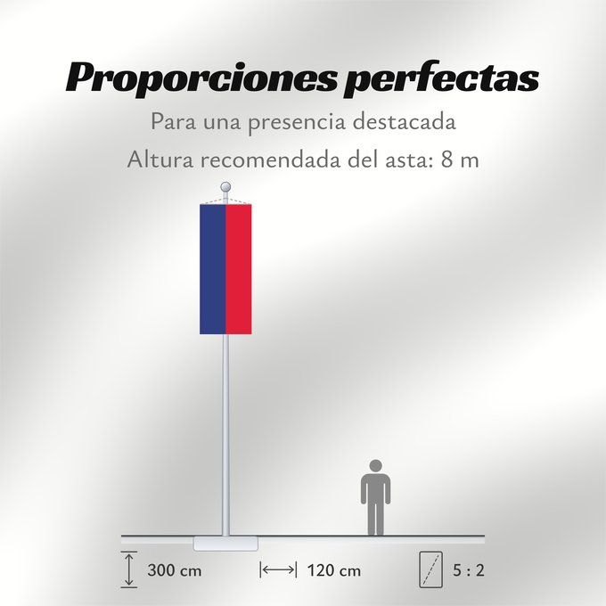 Proporciones de la bandera: Haiti  civil	Civil flag of Haiti	Haïti	Haití	Haiti