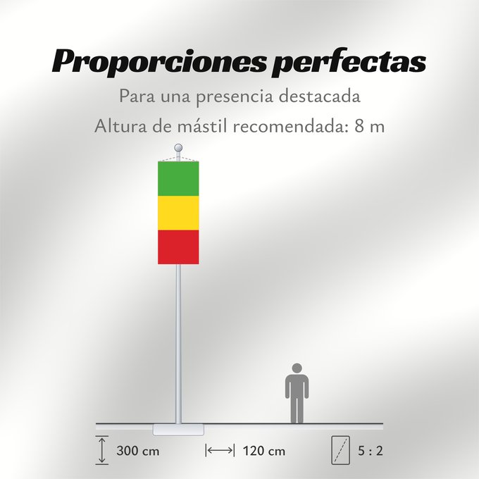 Proporciones de la bandera: Mali	Malí	علم مالي	Mali finifana	Malija	Raaya bu Mali