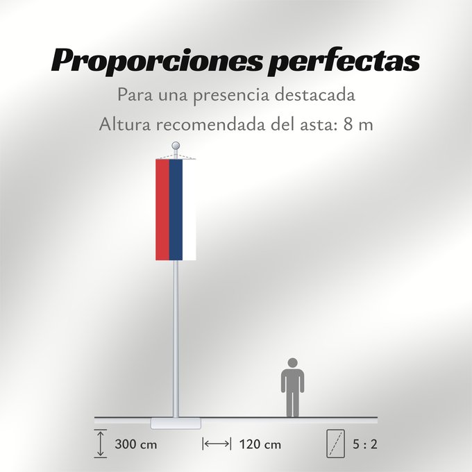 Proporciones de la bandera: Civil Flag of Serbia	Civil flag of Serbia	Serbie	Serbia	Serbien	Гражданско знаме на Сърбия	Народна застава Србије	Narodna zastava Srbije	Nemzeti zászló szerbia	Народный  гражданский  флаг Сербии	Srbská národná vlajka	Kombëtar i Serbisë