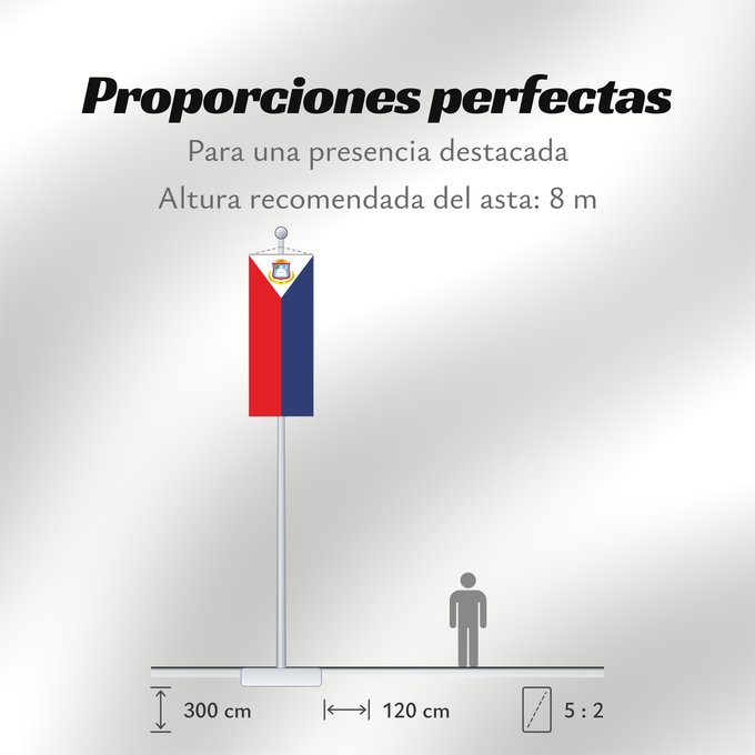 Proporciones de la bandera: Sint Maarten	Sint Maarten  Kingdom of the Netherlands	Saint-Martin