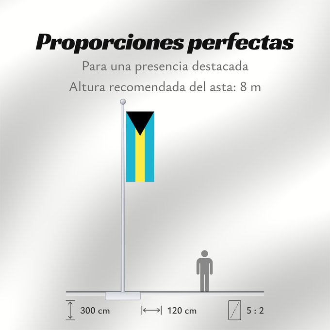 Proporciones de la bandera: Bahamas	Bahama	Bahama s	Das Bahamas	Bahamów	Y Bahamas	La Bahamoj	Bahaman	Bahámaí	Des Bahamas	Ala Bahamayê	Ynysow Bahama	Знаме на Бахамите	Pāmitl Bahamah	Bahamakuna unanchan	Statului Bahamas	Флаг Багам	Bahamov