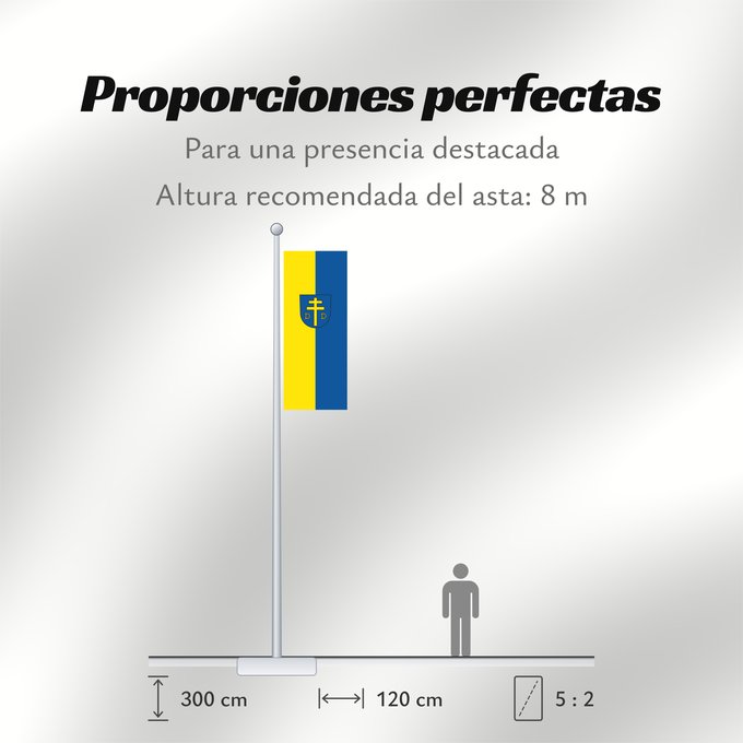 Proporciones de la bandera: Denkendorf (Region Stuttgart)