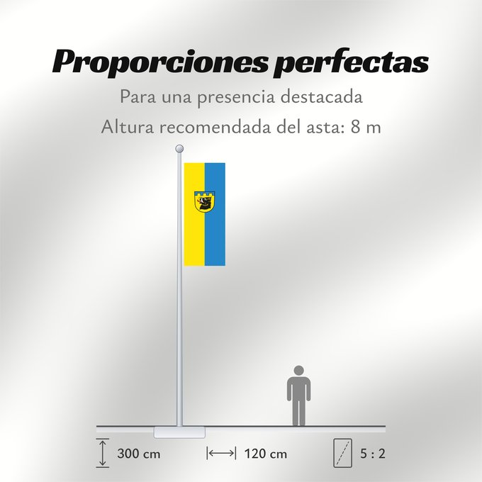 Proporciones de la bandera: Auenwald (Region Stuttgart)