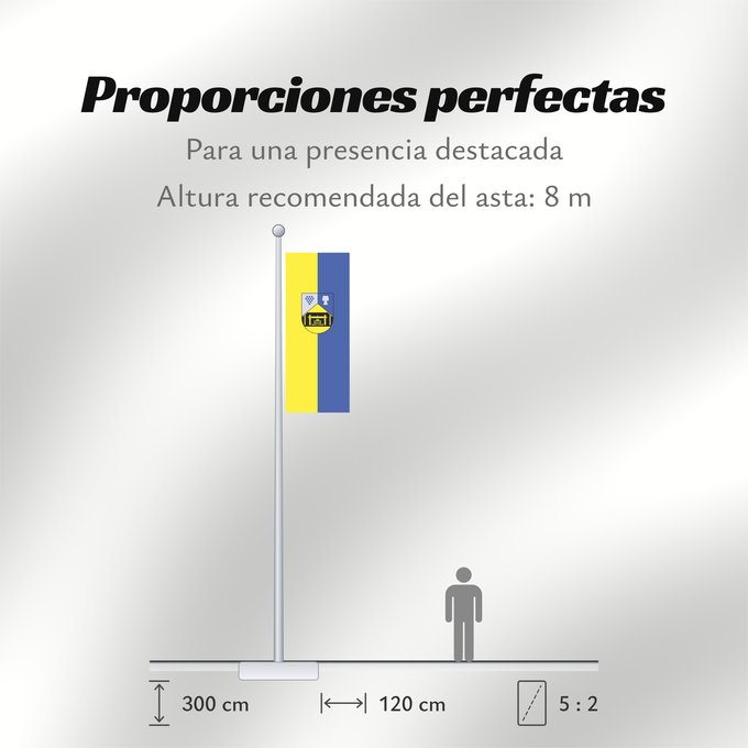 Proporciones de la bandera: Keltern (Nördliches Baden-Württemberg)