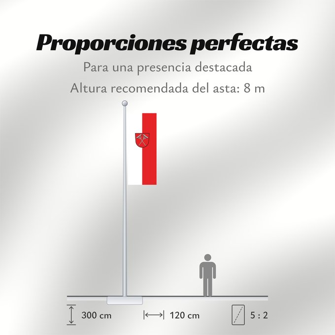 Proporciones de la bandera: Dormettingen (Schwäbische Alb)