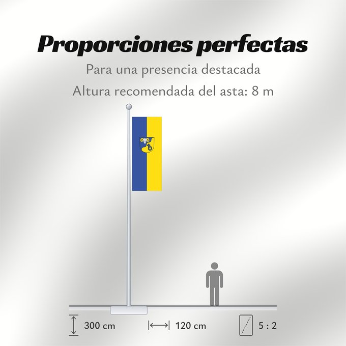 Proporciones de la bandera: Beuron (Schwäbische Alb)