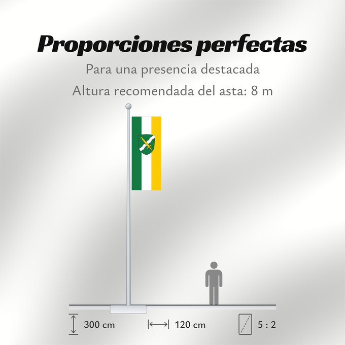 Proporciones de la bandera: Gaißach (Tölzer Land)