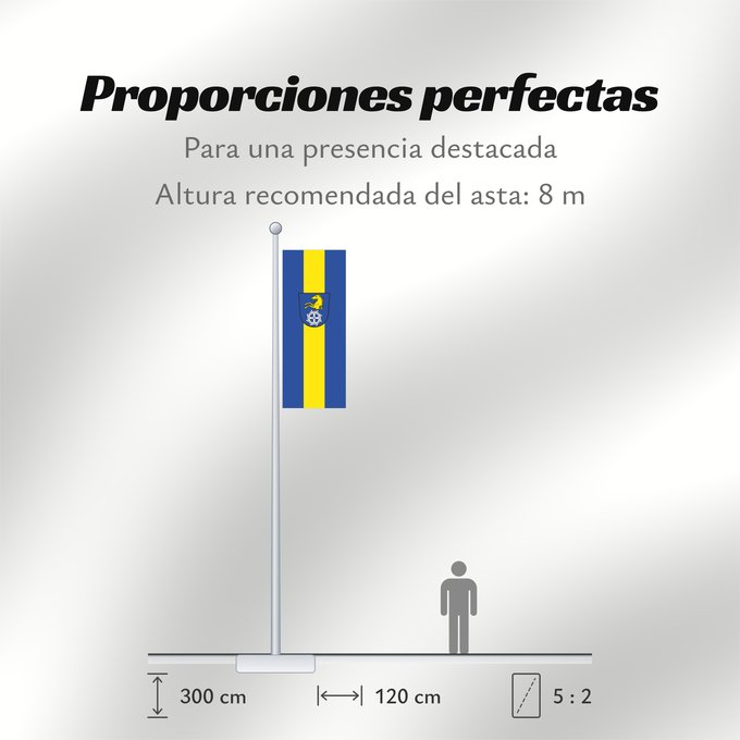Proporciones de la bandera: Ohlstadt (Zugspitz-Region)