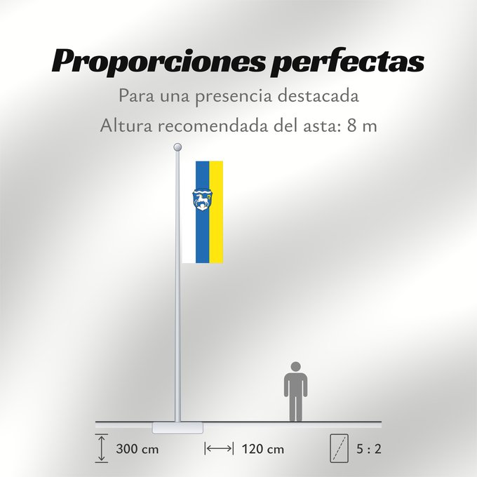 Proporciones de la bandera: Windach (Ammersee-Lech)