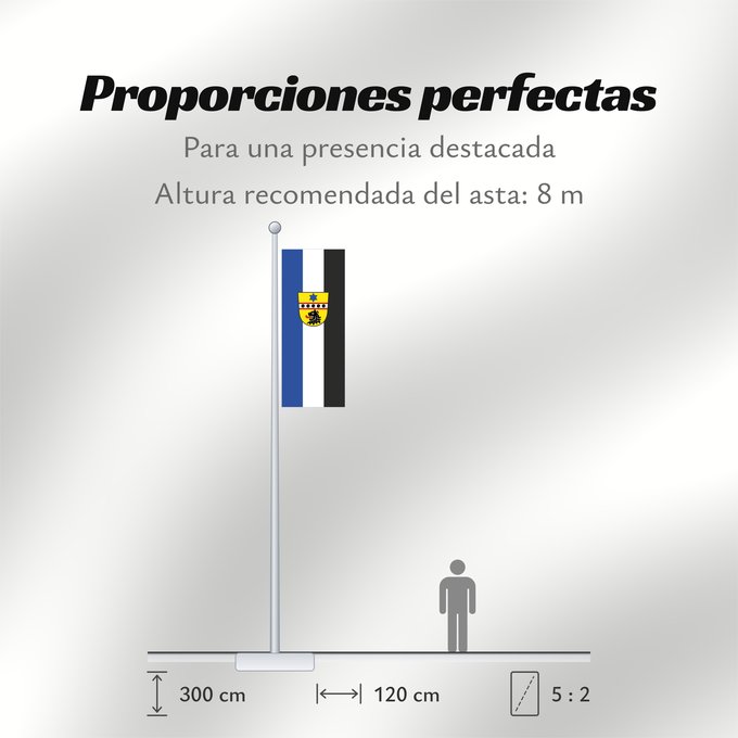 Proporciones de la bandera: Rattenkirchen (Inn-Salzach)