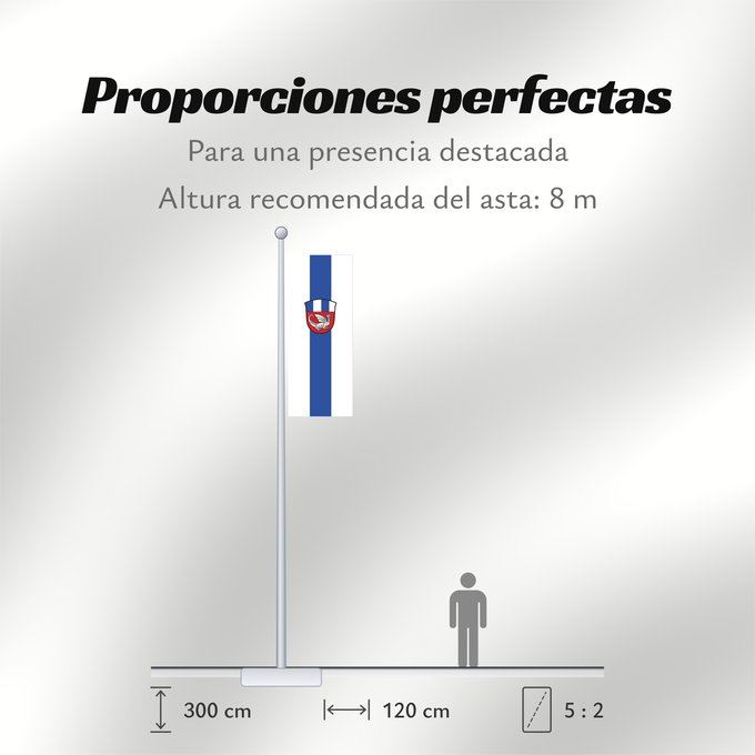 Proporciones de la bandera: Frasdorf (Chiemsee-Alpenland)