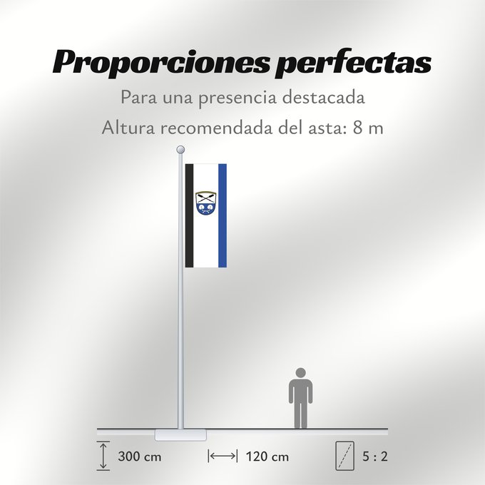 Proporciones de la bandera: Gstadt a.Chiemsee (Chiemsee-Alpenland)