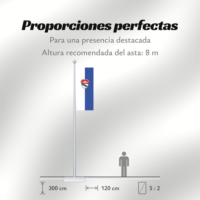Proporciones de la bandera: Tutzing (Starnberger Fünf-Seen-Land)