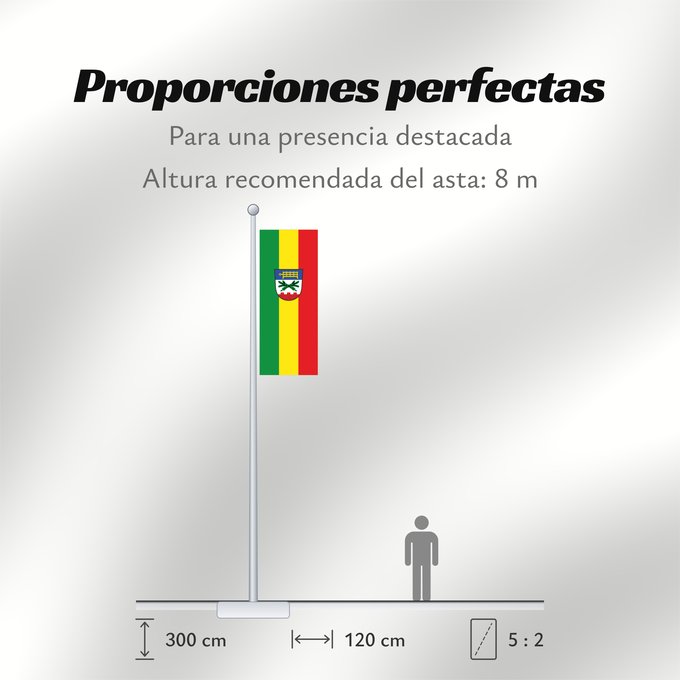 Proporciones de la bandera: Künzing (Bayerisches Golf- und Thermenland)
