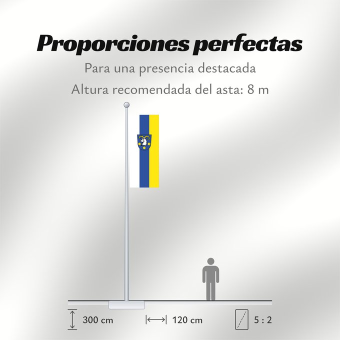 Proporciones de la bandera: Rattenberg (Bayerischer Wald)