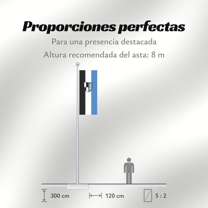 Proporciones de la bandera: Kasendorf, M (Fränkische Schweiz)