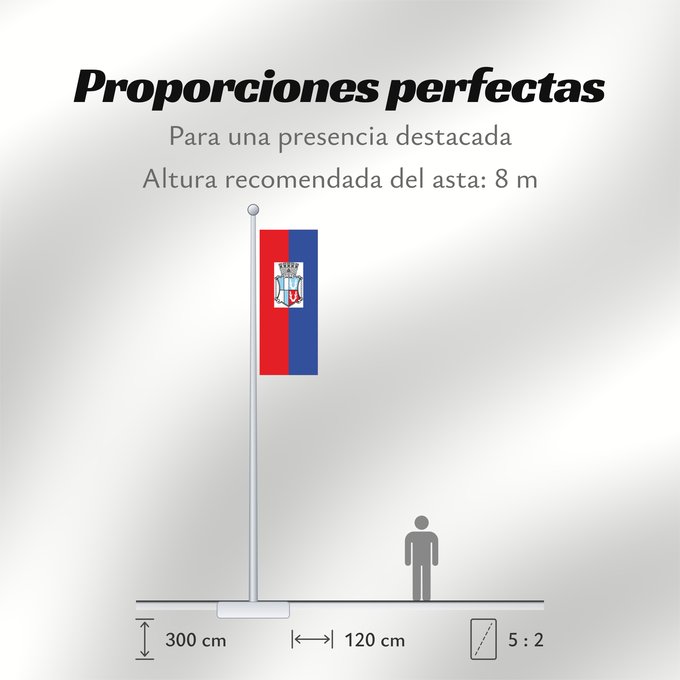 Proporciones de la bandera: Selb, GKSt (Fichtelgebirge)