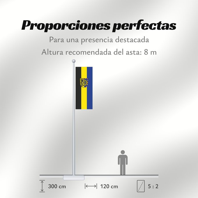 Proporciones de la bandera: Erlangen-Höchstadt (Kreis)