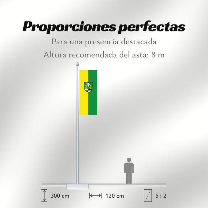 Proporciones de la bandera: Aurachtal (Steigerwald)