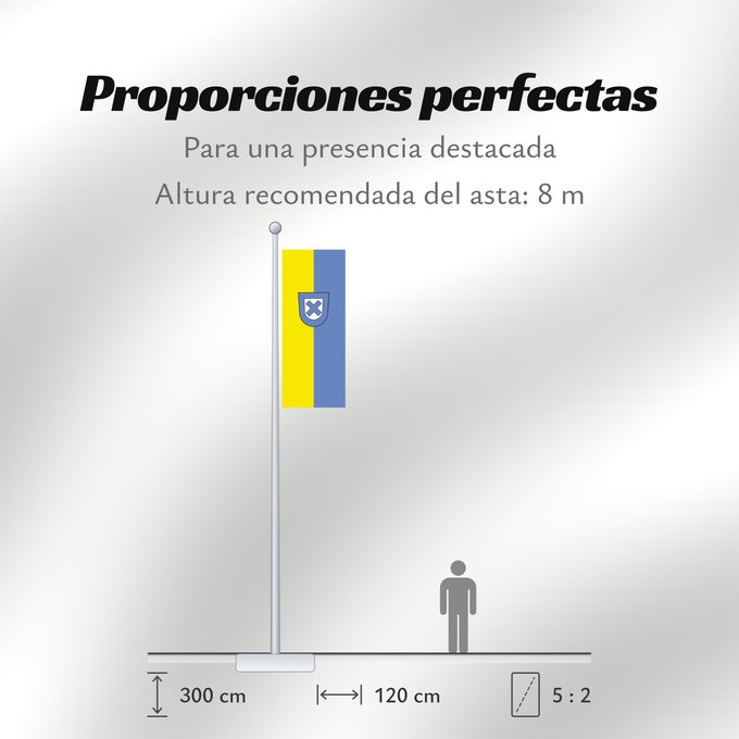 Proporciones de la bandera: Ellingen, St (Fränkisches Seenland)