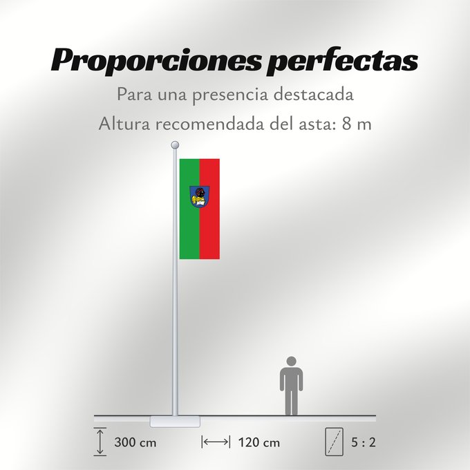 Proporciones de la bandera: Pappenheim, St (Naturpark Altmühltal)