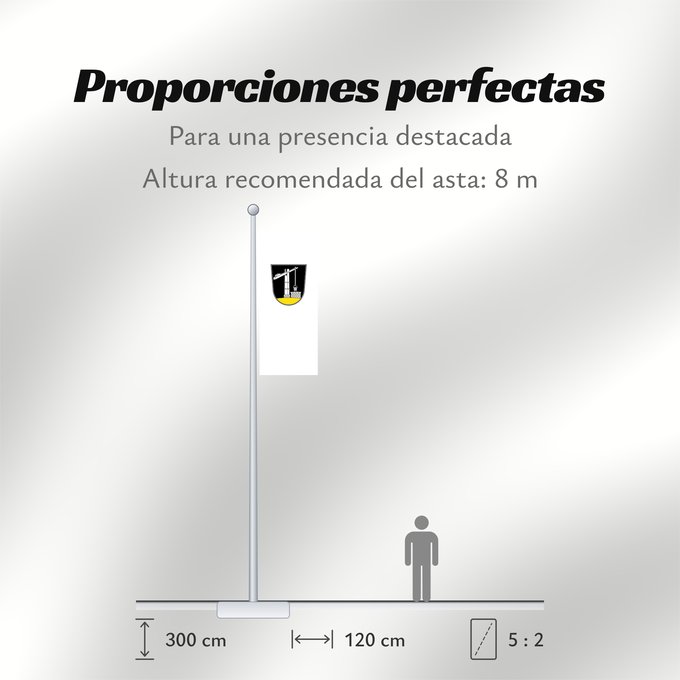 Proporciones de la bandera: Theilenhofen (Fränkisches Seenland)
