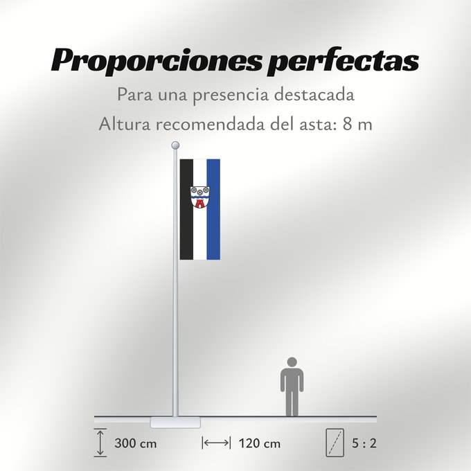Proporciones de la bandera: Burglauer (Rhön)