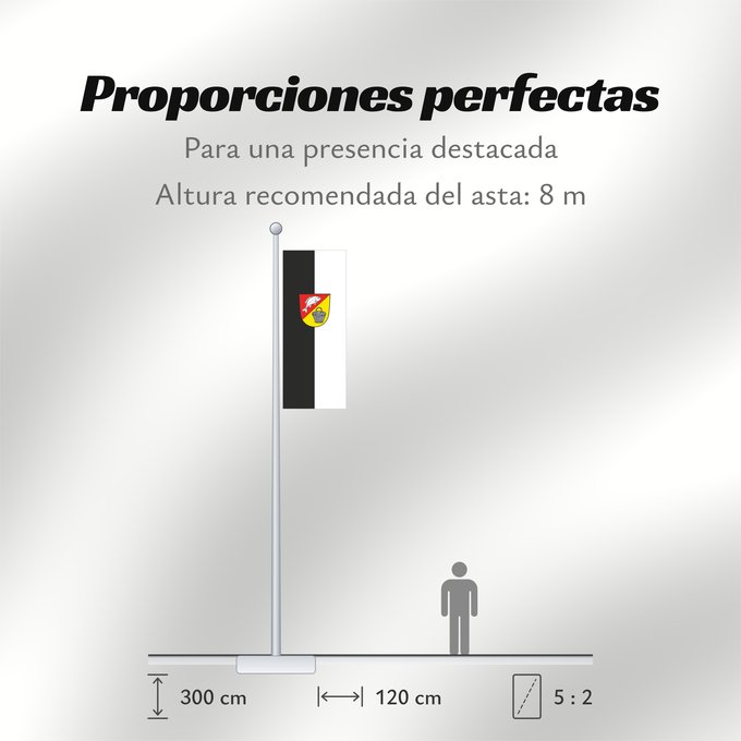 Proporciones de la bandera: Sand a.Main (Steigerwald)