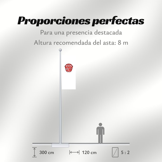 Proporciones de la bandera: Sulzbach a.Main, M (Spessart-Mainland)