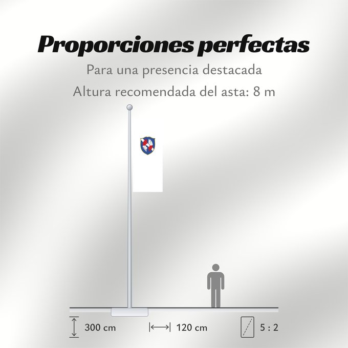 Proporciones de la bandera: Niederwerrn (Fränkisches Weinland)
