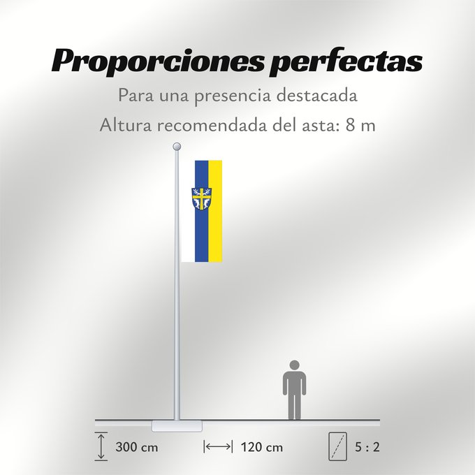 Proporciones de la bandera: Röthlein (Fränkisches Weinland)