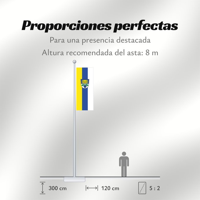 Proporciones de la bandera: Sommerhausen, M (Fränkisches Weinland)