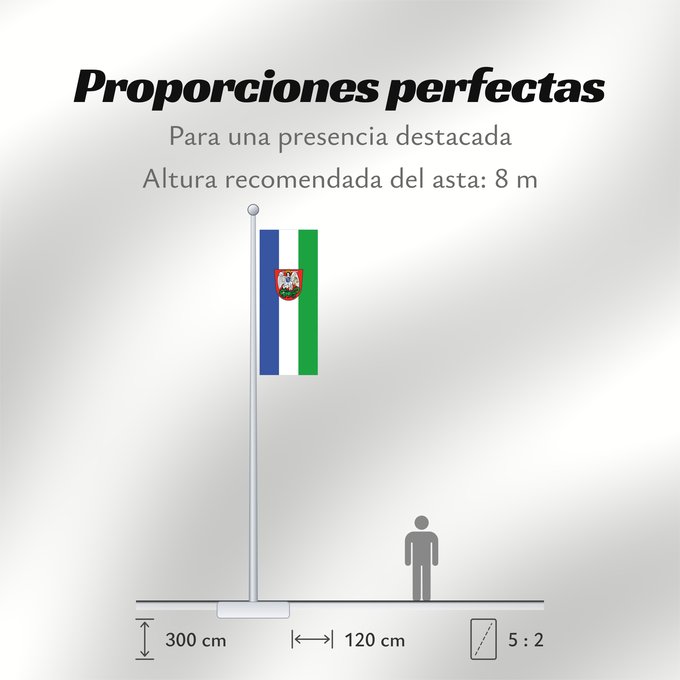 Proporciones de la bandera: Thüngersheim (Fränkisches Weinland)