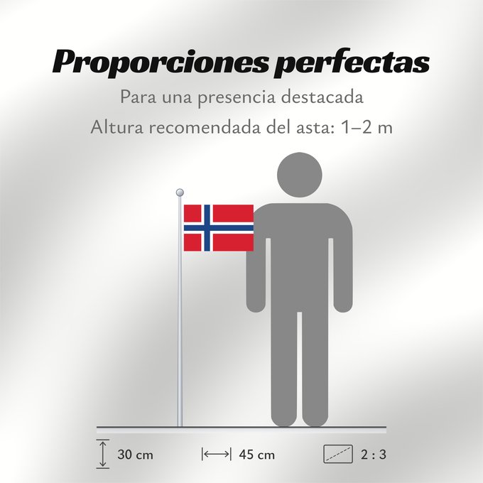 Proporciones de la bandera: Bouvet Island