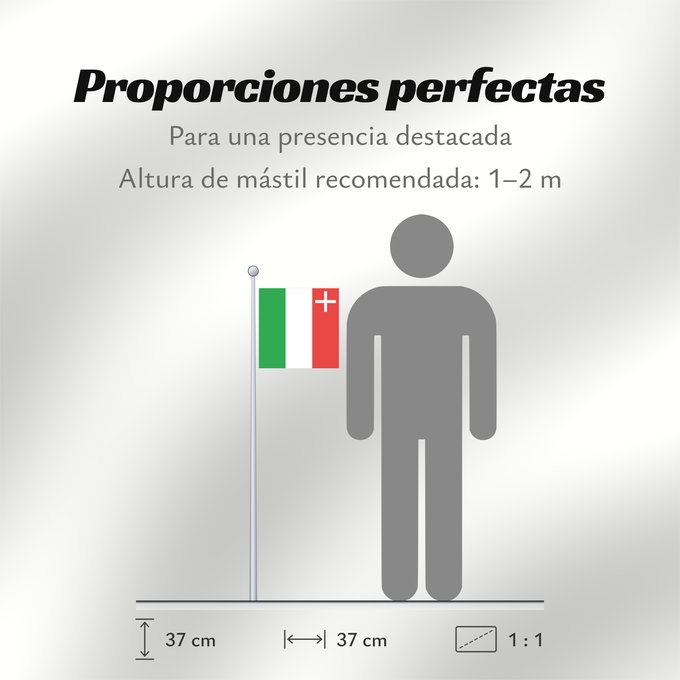 Proporciones de la bandera: Neuchâtel (fr)