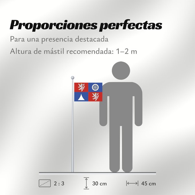Proporciones de la bandera: Liberec Region	Région de Liberec	Región de Liberec	Region Liberec	Regione di Liberec