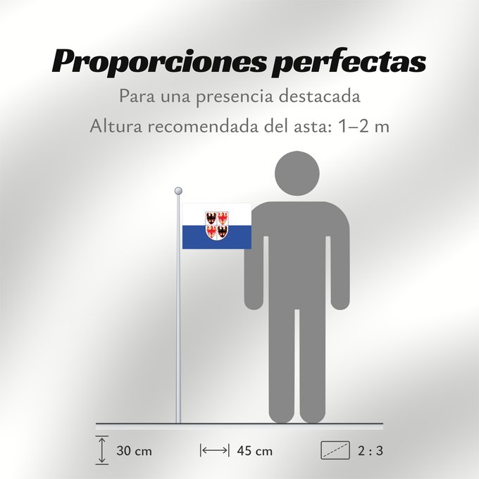 Proporciones de la bandera: Trentino-South Tyrol	It is easy to put a border around this flag image	Région Autonome Trentin-Haut-Adige, Italie	Región Autónoma Trentino-Alto Adigio, Italia	Autonomen Region Trentino-Südtirol, Italien	Regione Autonoma Trentino-Alto Adige, Italia	Bannera