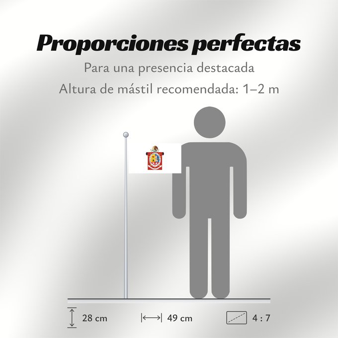Proporciones de la bandera: Oaxaca	State flag of Oaxaca	Oaxaca 