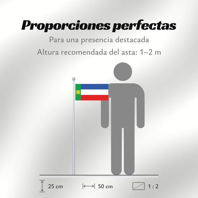 Proporciones de la bandera: Khakassia	Khakassia since 2003. Drawn by Fibonacci	 Khakassie ou République de Khakassie	Jakasia desde el 2003. Hecha por Fibonacci	Chakassien