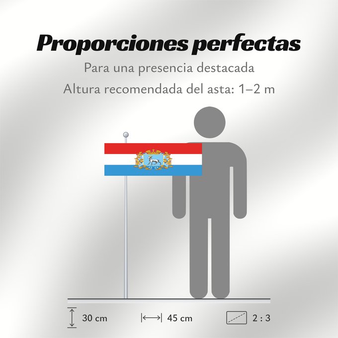 Proporciones de la bandera: Samara Oblast	oblast de Samara	Óblast de Samara	Oblast Samara